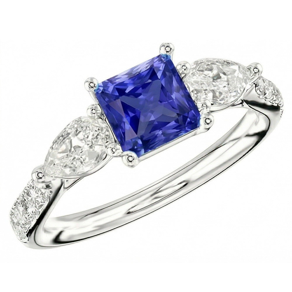 vero round diamante 3carati anello angolo laterale