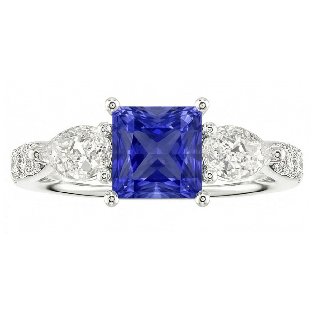 vero round diamante 3carati anello dettaglio ravvicinato