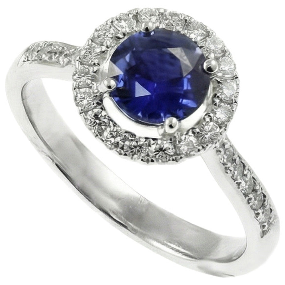 vero round diamante 2.50carati anello dettaglio ravvicinato