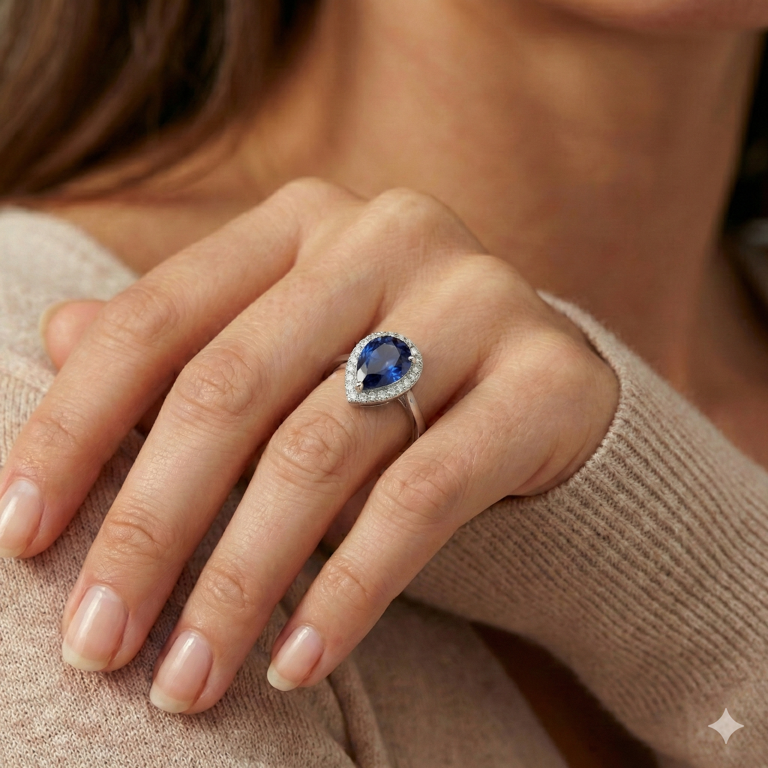 vero round diamante 2.50carati anello su bianco
