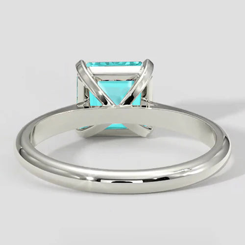 Anello di fidanzamento Paraiba naturale da 2,50 ct