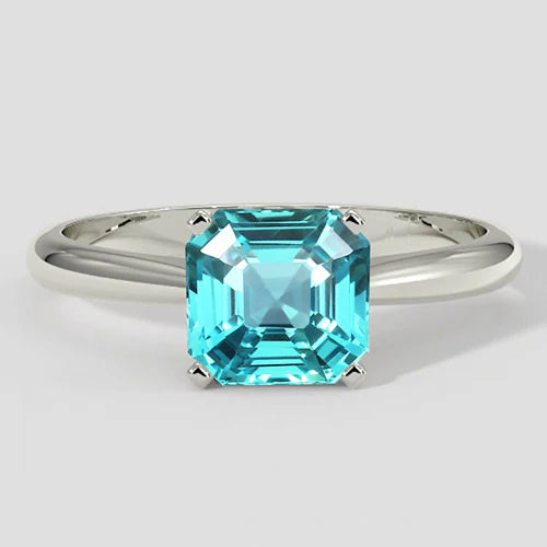 Anello di fidanzamento Paraiba naturale da 2,50 ct