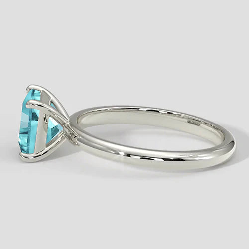 Anello di fidanzamento solitario Paraiba