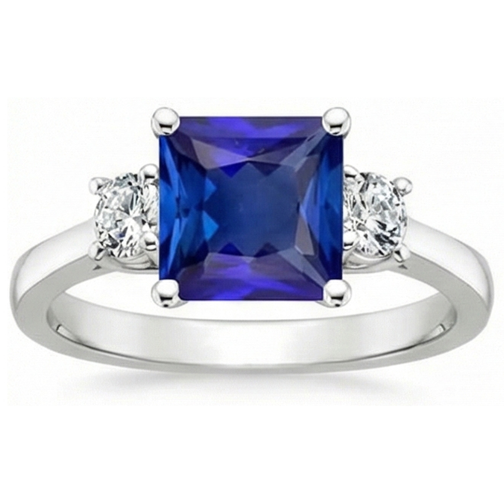 vero princess diamante 5.50carati anello dettaglio ravvicinato