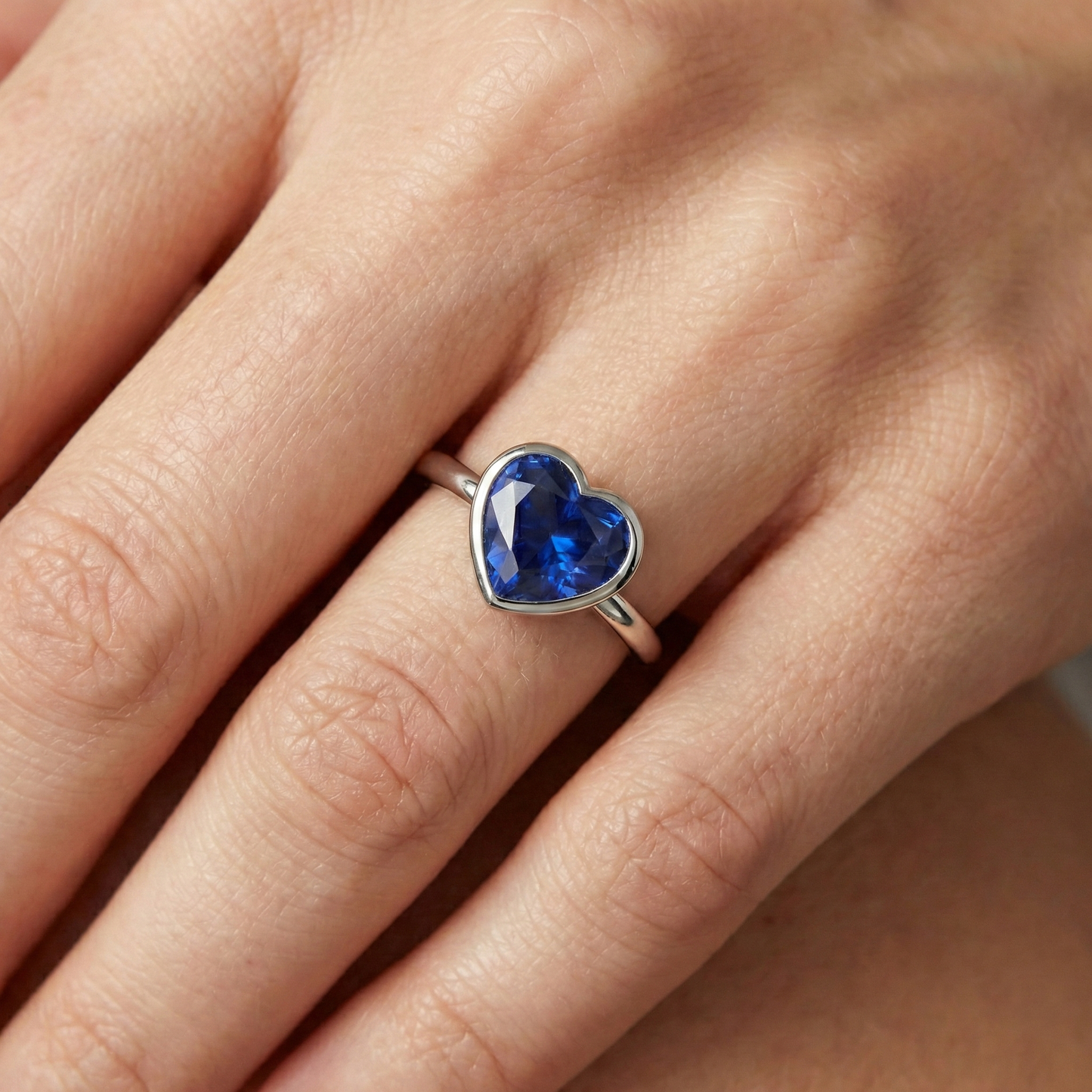 vero heart diamante 2.50carati anello con accenti diamanti