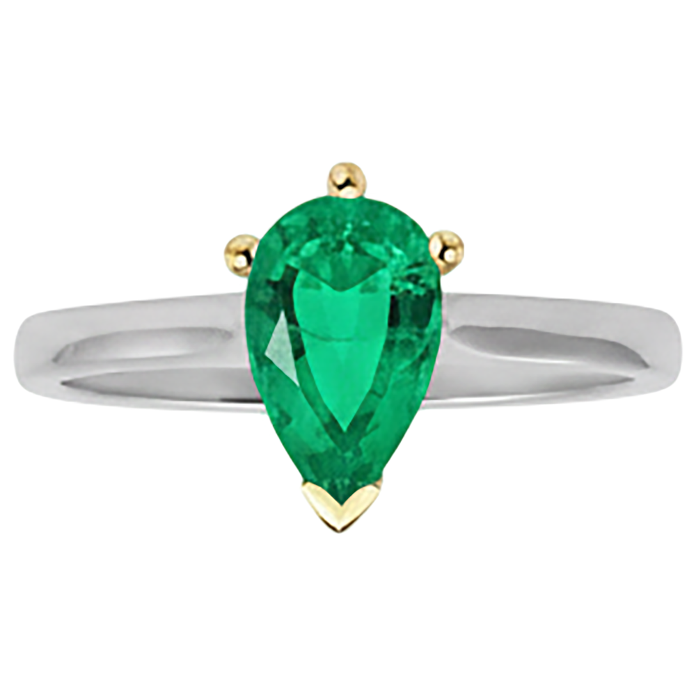 Elegante Anello Pietra Colorata 1,50 carati – vista frontale