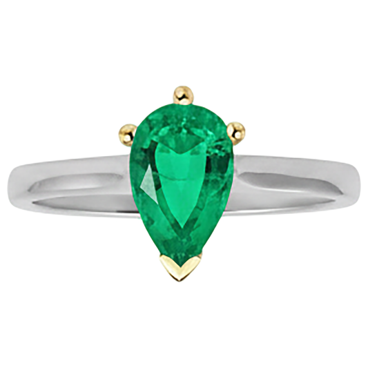 Elegante Anello Pietra Colorata 1,50 carati – vista frontale