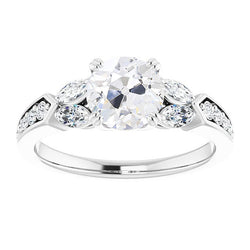 Diamante Fine Anello Anniversario Anniversary Ring 2 carati in