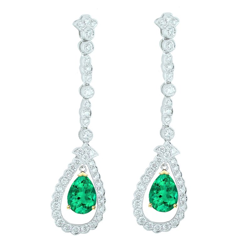 Smeraldo Gemstone Earring – vista principale