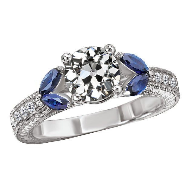 Brillante Anniversary Ring 2 carati Oro Bianco 14K – vista principale