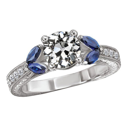 Brillante Anniversary Ring 2 carati Oro Bianco 14K – vista principale