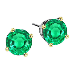 Smeraldo Colombiano Gemstone Earring – GIA-Certificato 4 carati