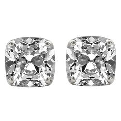 Diamante Fine Orecchini di lusso – 11 carati Oro Bianco 14K