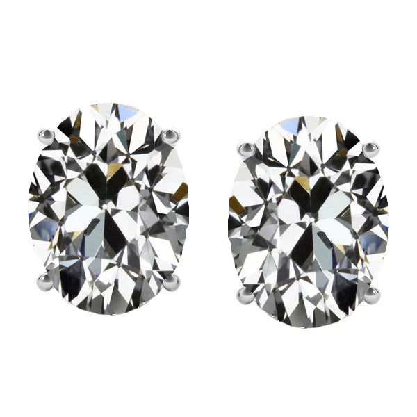 Brillante Orecchini Pendenti 6 carati Oro Bianco 14K – vista principale