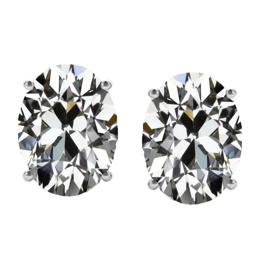 Brillante Orecchini Pendenti 6 carati Oro Bianco 14K – vista principale