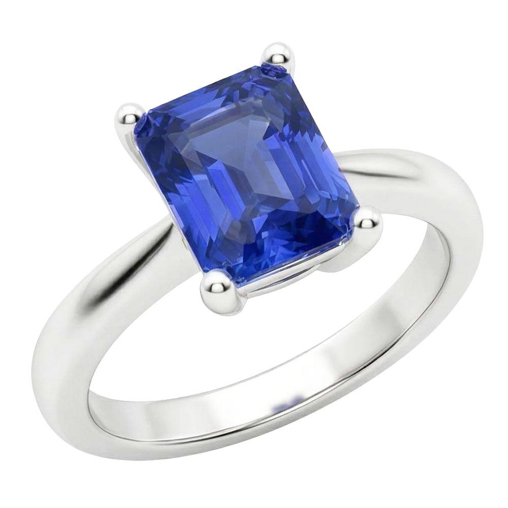Blu Zaffiro 2 Carati Anello