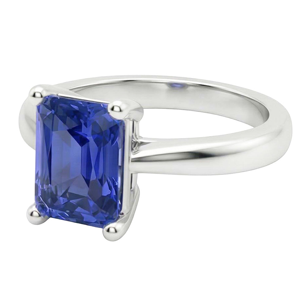 Blu Zaffiro 2 Carati Anello