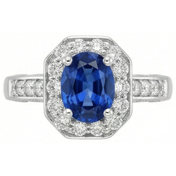 Blu Zaffiro Anello