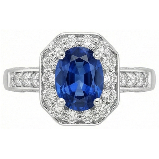 Blu Zaffiro Anello