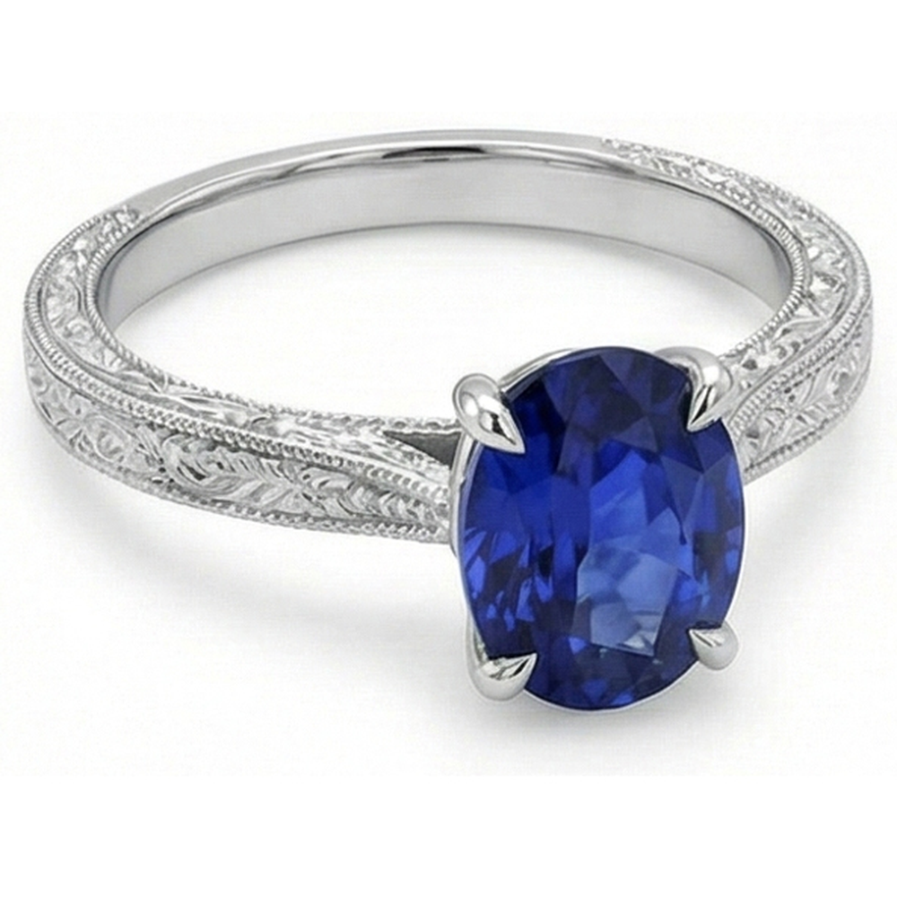 Blu Zaffiro Colore Anello