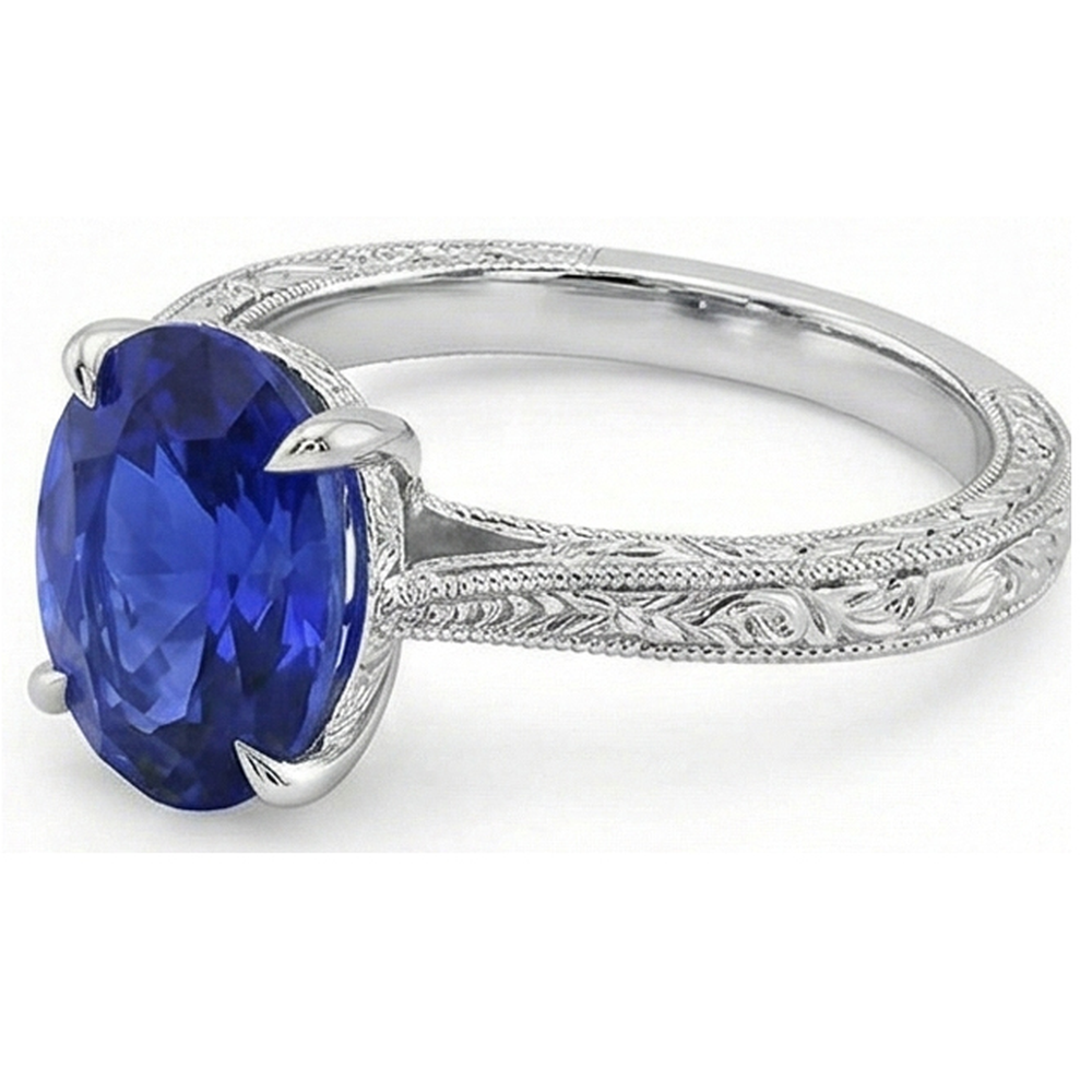 Blu Zaffiro Colore Anello