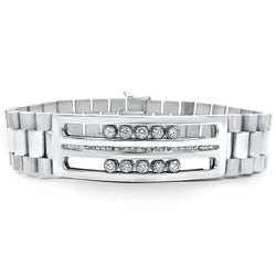 Bracciale Da Uomo Con Naturale Diamanti