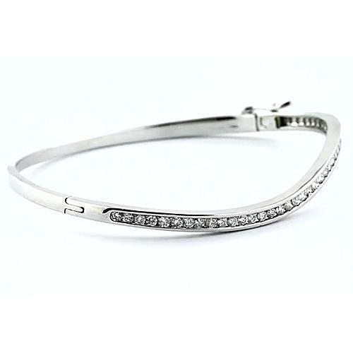 Bracciale Donna Naturale Diamante 3 Carati Oro Bianco 14K