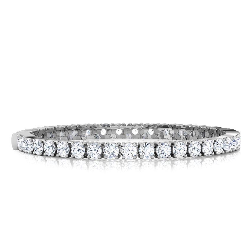 Bracciale tennis in oro massiccio 14 kt con diamante tondo brillante da 8 ct - harrychadent.it