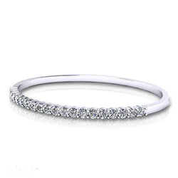 Bracciale Da Donna Con Vero Diamanti 4 Carati Oro Bianco 14K