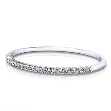 Bracciale Da Donna Con Vero Diamanti 4 Carati Oro Bianco 14K