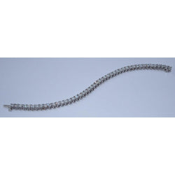 Bracciale Da Tennis Con Genuino Diamanti Da 5.52 Carati In Stile Antico