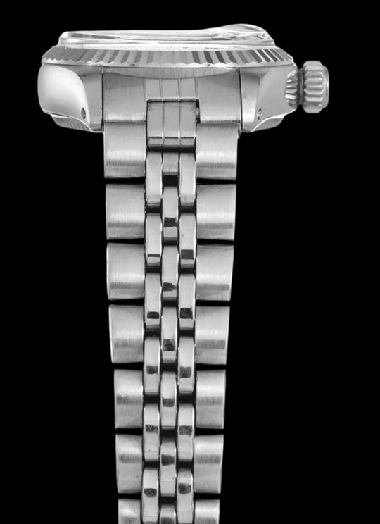 Bracciale giubileo in acciaio inossidabile da donna Rolex Datejust Orologio Quadrante Romano Rolex