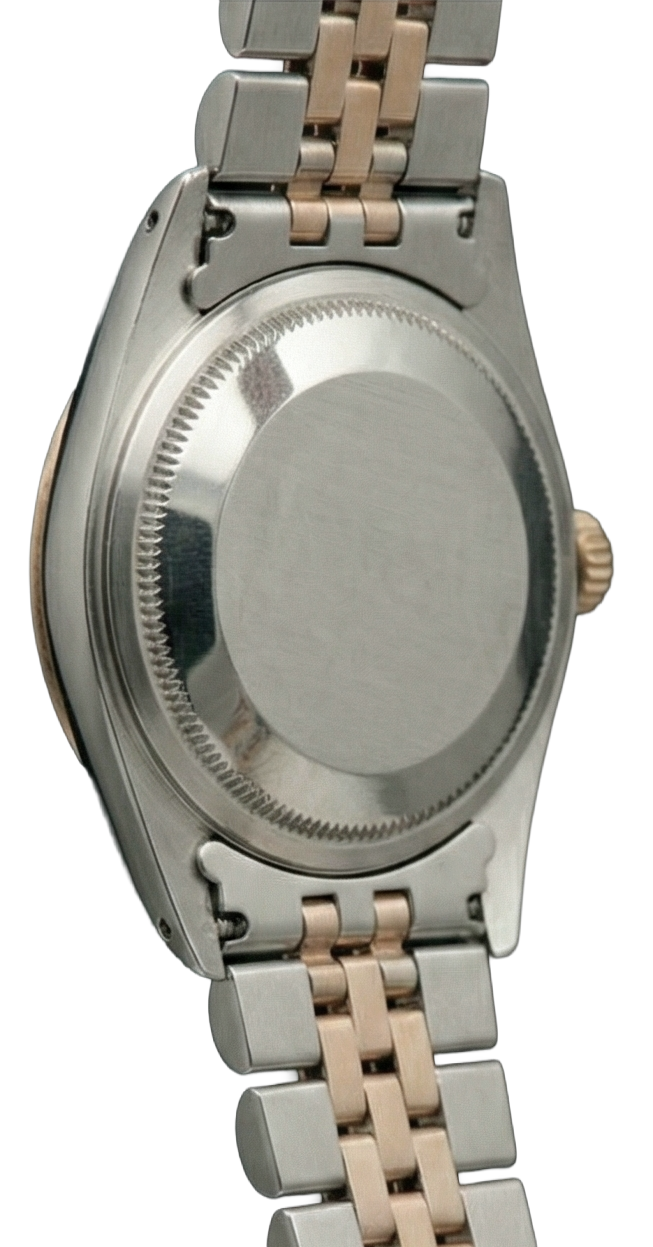 Bracciale giubileo in oro rosa Orologio con bastone bianco Rolex Datejust