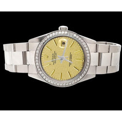Bracciale ostrica Rolex Orologio in acciaio inossidabile con quadrante a bastone Datejust