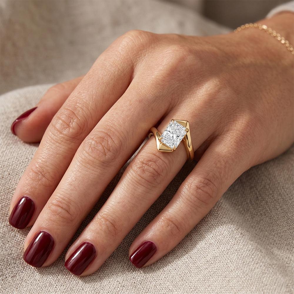 Brillante Anello Monopietra – Oro Giallo 14K 2 carati