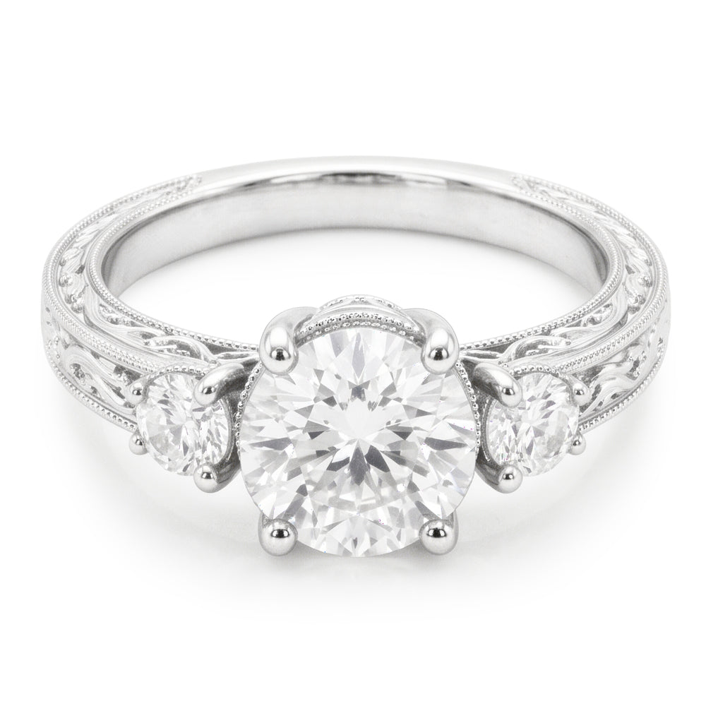 Brillante Trilogia – Anello Anniversario 2 carati Oro 14 Carati