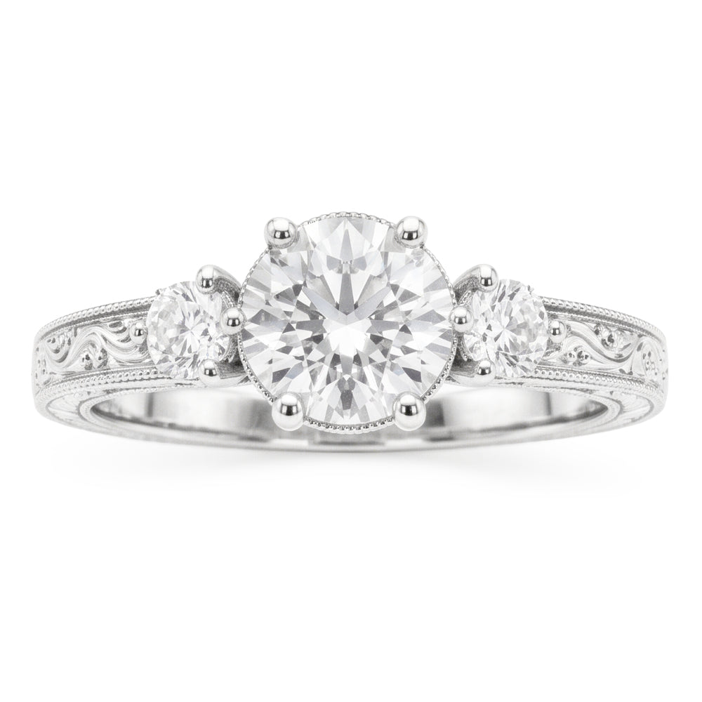 Brillante Trilogia – Anello Anniversario 2 carati Oro 14 Carati