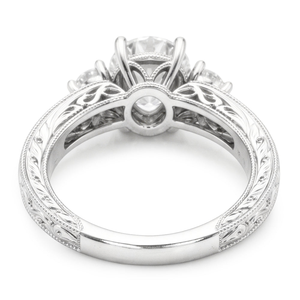 Brillante Trilogia – Anello Anniversario 2 carati Oro 14 Carati