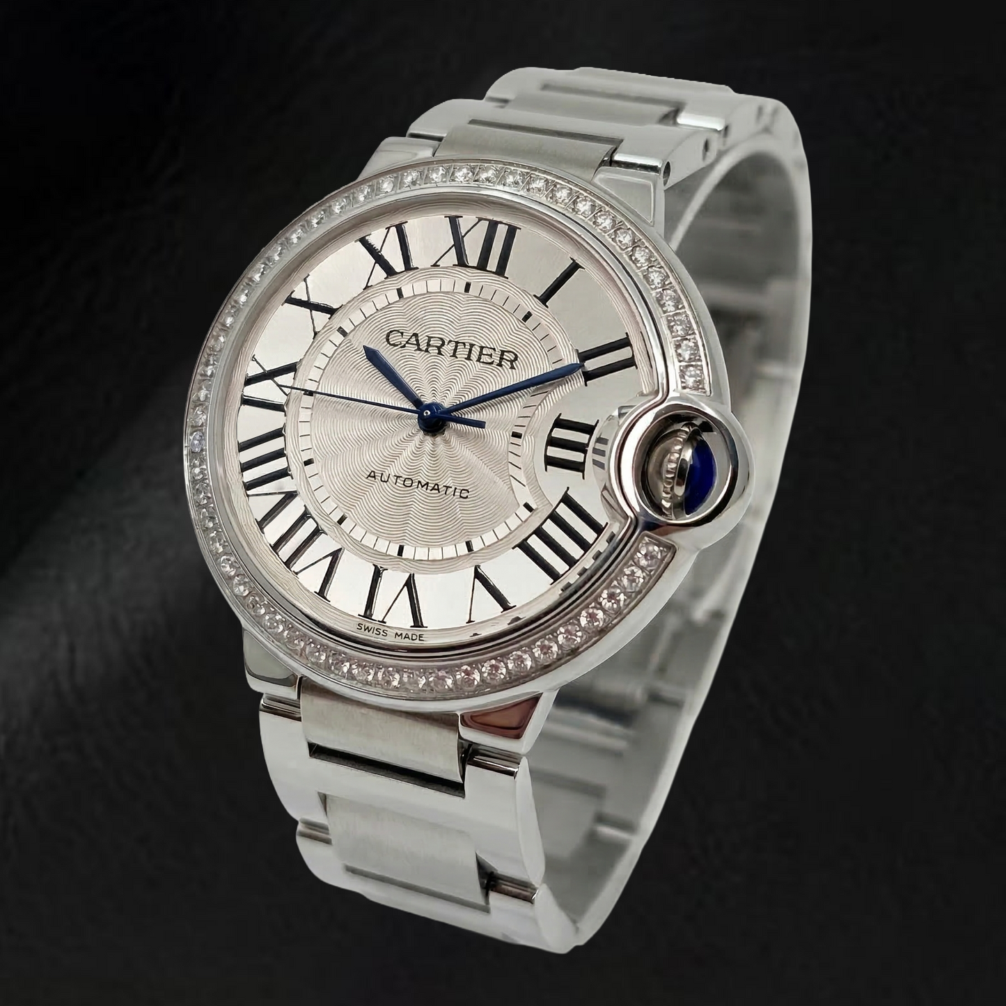 Diamante Orologio in Sterling Silver – vista laterale