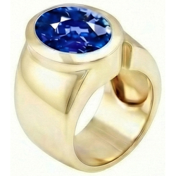 Anello Zaffiro Vero 3 Carati
