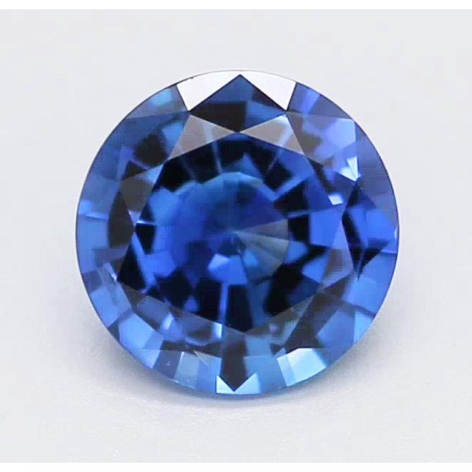 Zaffiro Blu Reale Taglio Rotondo Loose Sapphires Natural in Gold – vista principale