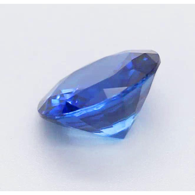 Zaffiro Blu Reale Loose Sapphires Natural 3,99 carati Gold – vista frontale