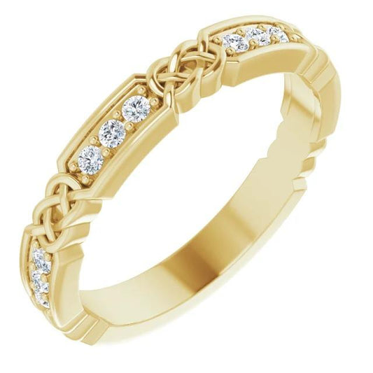 Cinturino Per Anniversario Di Vero Diamanti 0.40 Carati