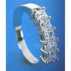 Cinturino Princess Cut Con Vero Diamante Ad Alta Brillantezza Da 2.5 Carati