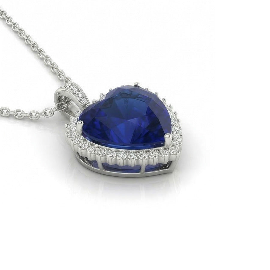 Ciondolo Zaffiro Blu Royal
