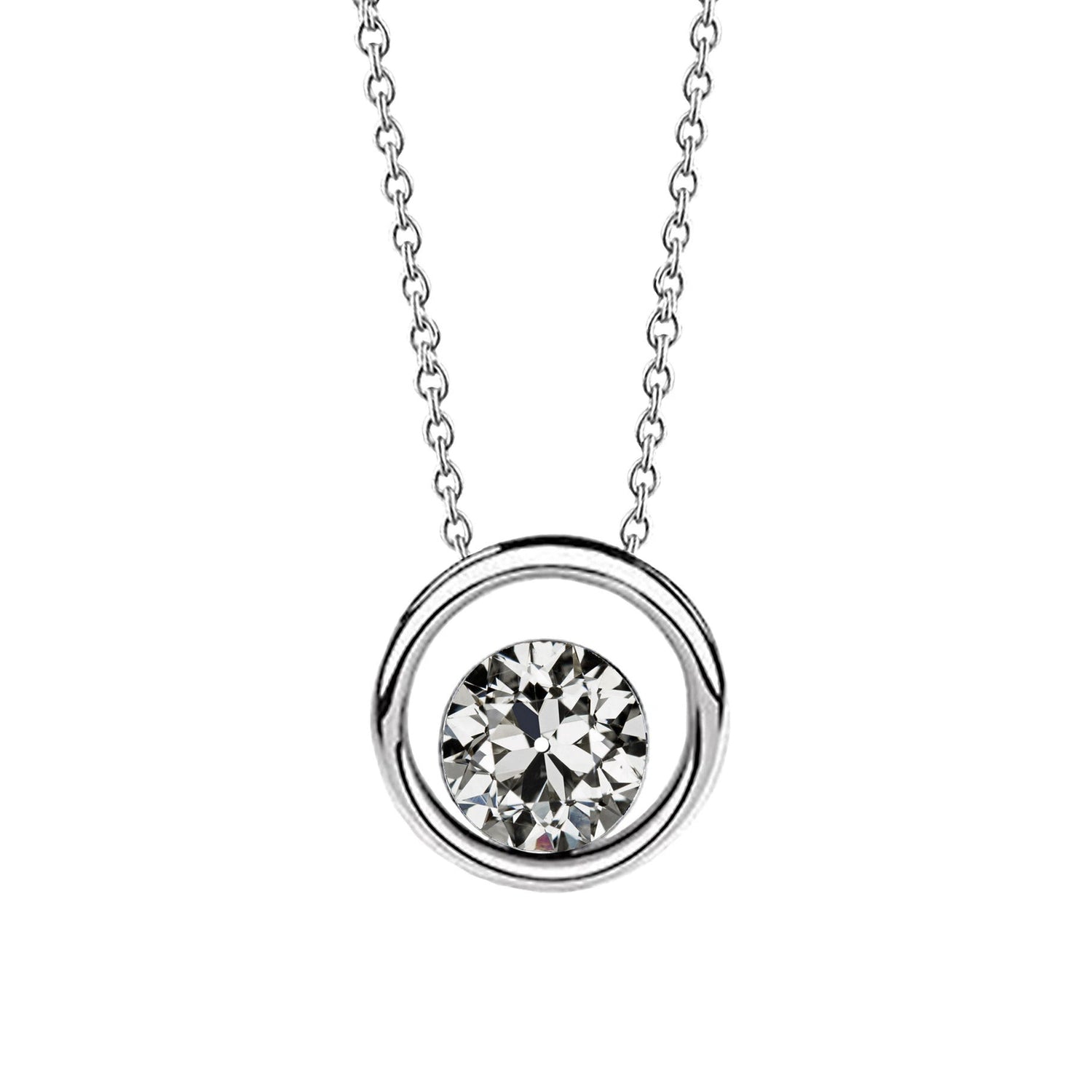 Di lusso Diamante Fine Pendente a Goccia 1,50 carati – vista principale