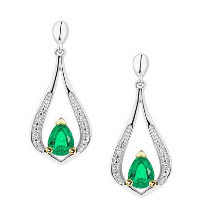 Smeraldo Fine Gemstone Earring – vista principale
