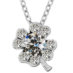 Diamante Fine Collana Pendente fatto a mano 8,50 carati di