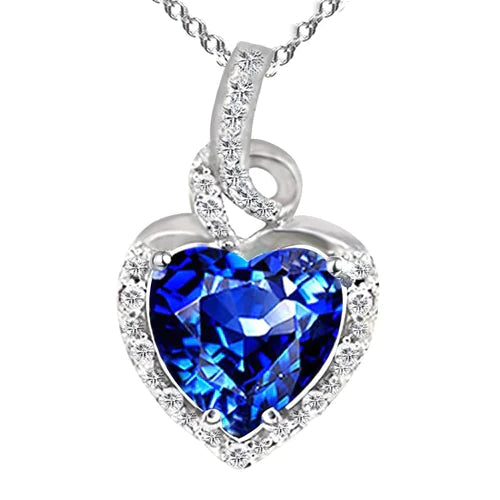Collana Con Zaffiro Fiordaliso