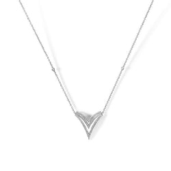 Collana In Oro Bianco 14K Con 3 Ct Di Genuino Diamanti Taglio Brillante Brillante Novità